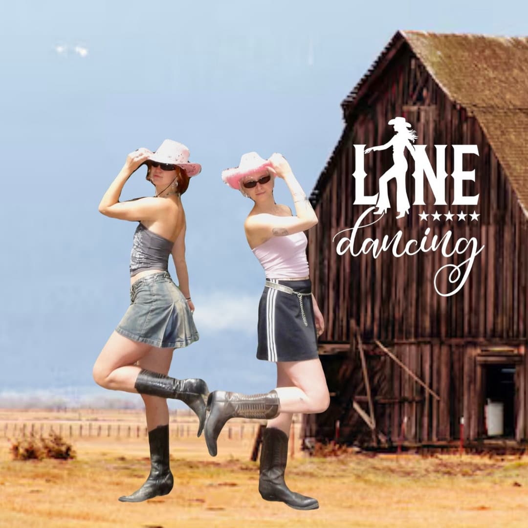 Line dance mit Sophie und Jannika Card Bild